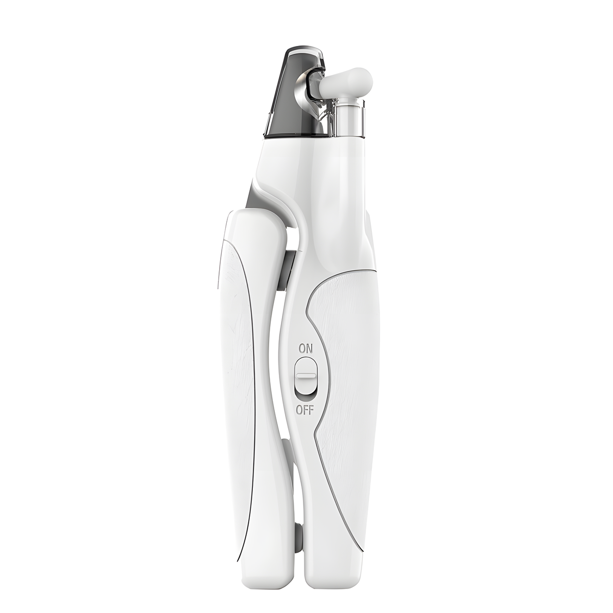 White rechargeable LED pet nail clipper