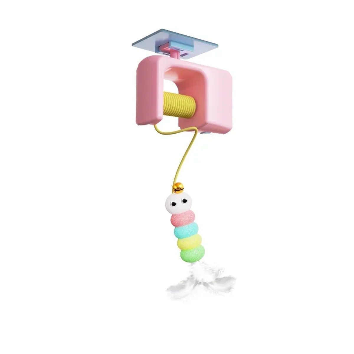 Automatic Hanging Cat Teaser Toy with 2 Refills