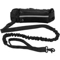 Hands-Free Dog Leash with Waist Pouch – Bungee Walking & Running Leash